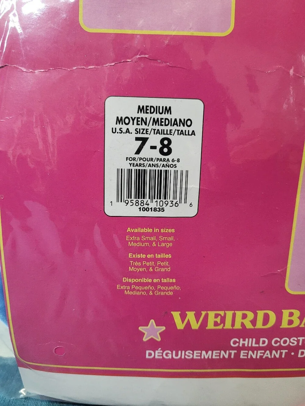 Barbie The Movie Weird Barbie Child Costume Size Meduim New By Mattel